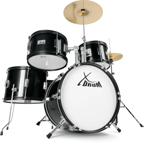 XDrum Junior Pro Kinder Schlagzeug Black Sparkle von XDrum