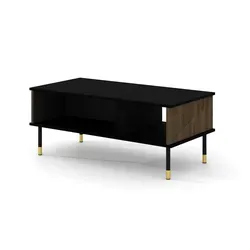 Couchtisch , schwarz , Maße (cm): B: 110 H: 45