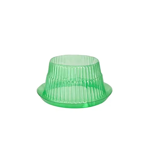 Windhager Schneckenschutz, 6 Stück, Durchmesser 23 cm, Grün, chemiefrei, recyclebarer PET-Kunststoff, witterungsbeständig, 02435