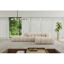ALTDECOR Ecksofa OLEA-L2 in L-Form - Beige 289x176 cm - Ecksofa in L-Form für stilvolle Wohnzimmer, mit hochwertiger Polsterung für maximalen Komfort und langlebigem Möbelstoff – ideal für entspannte Abende mit Familie und Freunden.