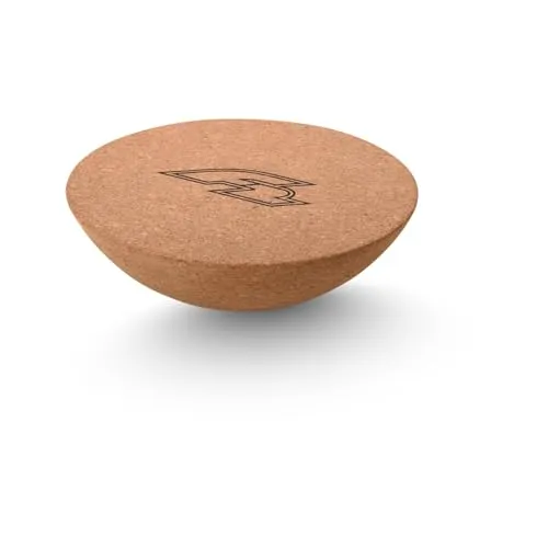 F2 Balance Board Kork Halbkugel 30x10 cm – Vielseitiger Gleichgewichtstrainer für Fitness und Yoga - Balanceboard Zubehör aus strapazierfähigem Kork, ideal für Koordinationstraining und zur Stärkung der Tiefenmuskulatur. Perfekt für Fitness, Yoga und Büroalltag.