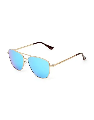 HAWKERS Sonnenbrille LAX für Herren und Damen - Sportbrille mit polarisierten Chromgläsern für blendfreie Sicht und UV400-Schutz. Robuster, nickelfreier Edelstahlrahmen und verstellbare Silikonpolster für optimalen Tragekomfort. Ideal für aktive Lebensstile.