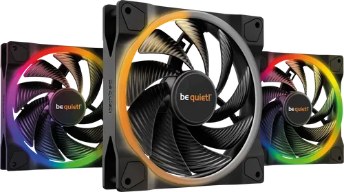 be quiet! Light Wings High Speed (140 mm, 3 x) - Gehäuselüfter, leise und effizient für optimale Kühlung und RGB-Beleuchtung