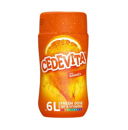  Cedevita Naranca Orangen Brausepulver Getränk Dose 455g Kroatien 11,85 EUR/kg