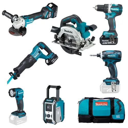 Makita Akku-Spezialset DLX7018TX1 Elektrowerkzeug Akkuwerkzeug 18V SIEHE TEXT