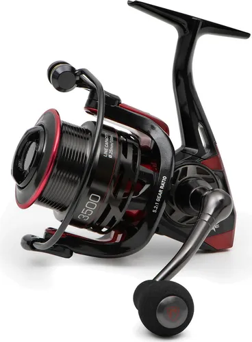 Fox Rage Warrior 3500 FD Spinnrolle - Hochwertige Fox Rage Warrior 3500 Spinnrolle für Kunstköderangeln. Robuste Bauweise mit Frontbremse und großem Schnurlaufröllchen zur Reduktion von Schnurdrall. Ideal für Zander, Hechte & Raubfische.