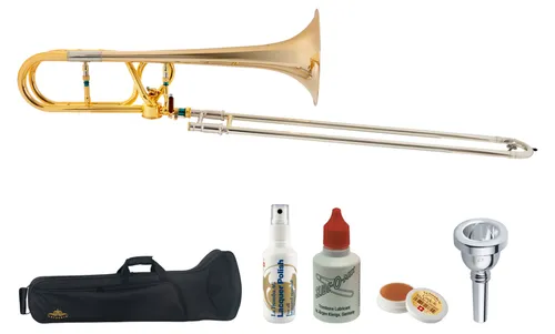 Lechgold QP-18GL Quartposaune Goldmessing Deluxe Set von Lechgold