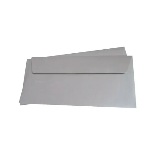 DL Briefumschläge Silber Pollen by Clairefontaine silberne DIN Lang Kuverts 10