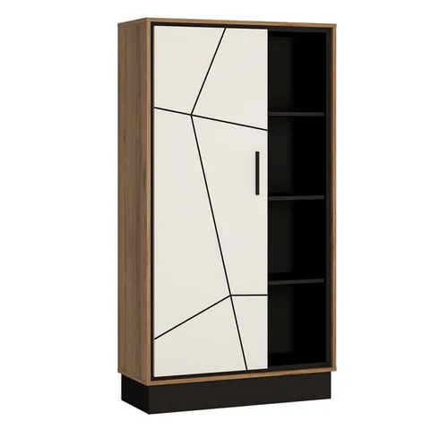 Lomadox Highboard BRISTOL-129 in Catania Eiche Nb. mit Hochglanz-Fronten - Stilvolles Highboard BRISTOL-129 für Wohn- und Esszimmer in Catania Eiche Nb. mit eleganten Hochglanz-Fronten. Hochwertige Verarbeitung, pflegeleichte Oberflächen und Softclose-Türen für funktionalen Komfort.