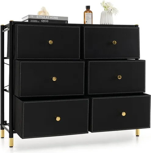 Kommoden Schwarz von Goplus