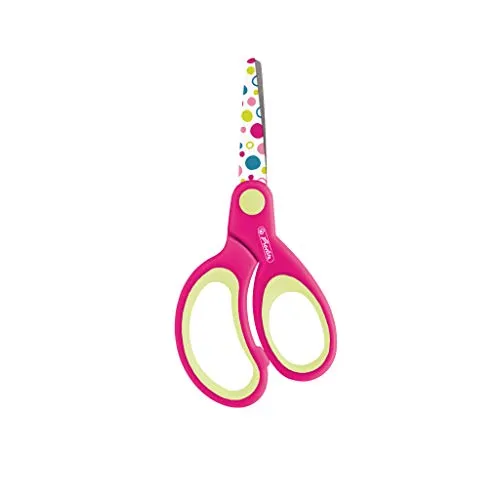 Herlitz Design Bastelschere / rund / Farbe: pink