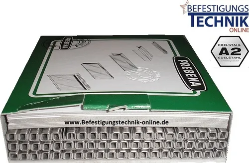 Prebena O Klammern 4mm rostfrei A2 für Rolladen von Prebena