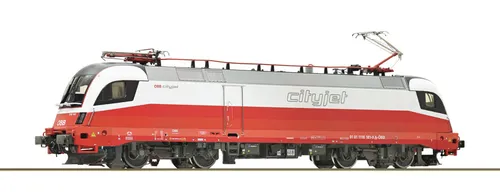 Roco 7500024 Elektrolok Rh 1116 Cityjet, ÖBB - Modelleisenbahnen, detailgetreue Ausführung im Maßstab H0, ideal für Sammler und Liebhaber der ÖBB, Neu & OVP.