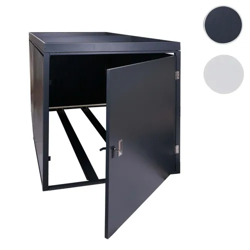 2er-Fahrradgarage HWC-L56b mit Pflanzkasten