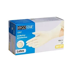 HYGOSTAR unisex Einmalhandschuhe GRIP weiß Größe M, 100 St.