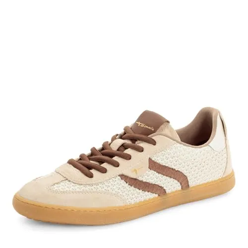 Tamaris Damen Low-Top Sneaker mit Wechselsohle - Modische Low-Top Sneaker für Damen, ideal für Freizeit und Business. Mit herausnehmbarem Fußbett für individuellen Komfort und aus hochwertigem Leder gefertigt.