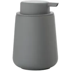 Zone Denmark Seifenspender Nova One - Eleganter Dosierspender in Grau - Seifenspender aus hochwertigem Steinzeug mit 250 ml Fassungsvermögen, ideal für stilvolle Badezimmer und Küchen.