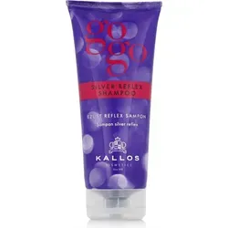Kallos GOGO Silver Reflex Shampoo, 200 ml, Shampoo, Nicht-professionell, Frauen, Blond, Graues Haar, Aufgehelltes Haar, Blond, Grau