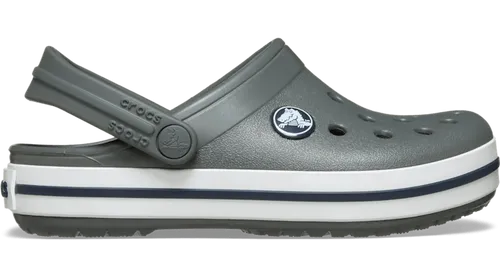 Crocs Kinder Toddler Crocband™ Clogs - 23 207005-0DG-C7 - Sportliche Clogs für Kinder mit Rennstreifen-Design. Hergestellt aus leichtem Croslite™ Material, bieten sie optimalen Tragekomfort und Halt. Ideal für jedes Abenteuer, einfach zu reinigen und personalisierbar.