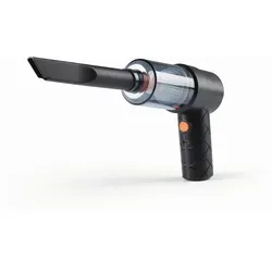 CLEANmaxx Akku-Handstaubsauger im 6-TLG. Set | Kabbelloser & Beutelloser Handsauger | Mit Saug- & Gebläsefunktion | leistungsstarker Akku & leichtes Design | Ideal für das Auto, Krümel & Tierhaare