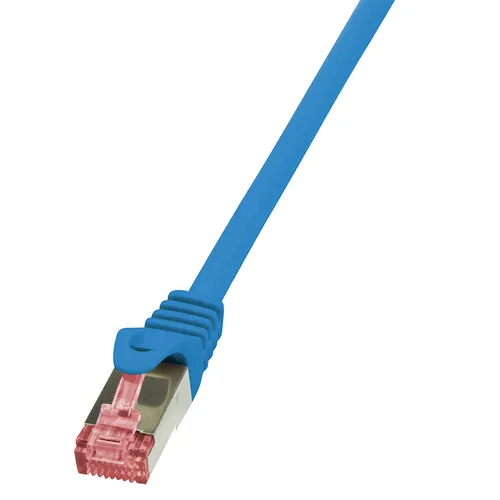 LogiLink 0.25m Cat.6 S/FTP, 0,25 m, Cat6, S/FTP (S-STP), RJ-45, RJ-45, Blau