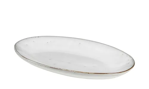 Broste Copenhagen Nordic Sand Platte oval 22 cm x 13,6 cm Sand