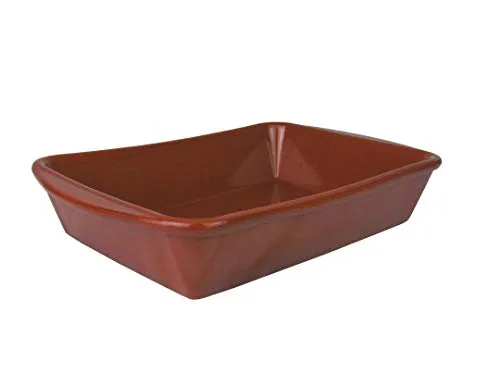 AR Kitchen Mediterrane Auflaufform aus glasiertem Ton (38x26x5cm)