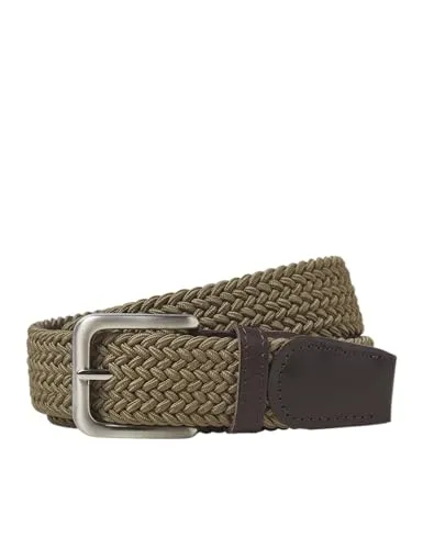 JACSPRING WOVEN BELT NOOS in grün von Jack & Jones