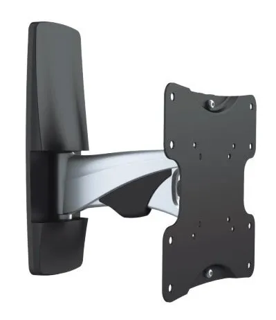 TV-Wandhalterung (ultraflache 43mm) schwenkbar, neigbar, vollbeweglich für LED TV-Geräte bis 37 Zoll auch 23, 27, 30, 32 Zoll Modell HALTERUNGSPROFI AL1