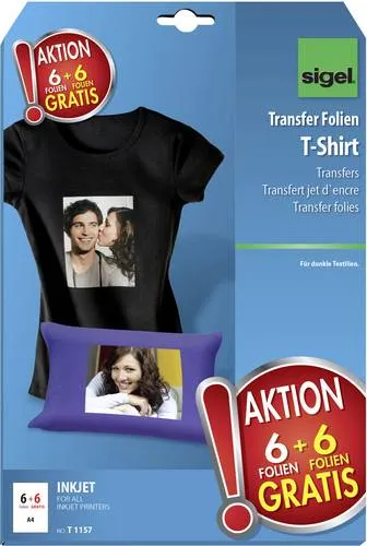 sigel T-Shirt Inkjet Transfer Folien