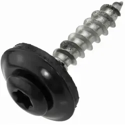 SCREWREBEL Spenglerschraube mit lackiertem Kopf in grau von SCREW REBEL