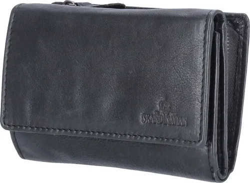 The Skandinavian Brand Damenbörse aus Leder - Elegante Geldbörse im Querformat mit RFID-Schutz, ideal für stilbewusste Frauen. 14 Kreditkartenfächer und ein praktisches Münzfach bieten optimale Organisation.