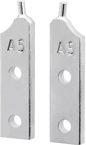 Knipex 46 19 A5 Seegeringzange-Ersatzspitzen Passend für (Seegeringzangen) Außenringe 122-300mm Spitzenform (Details) gerade