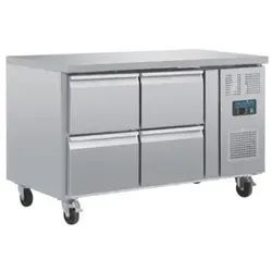 Polar Serie U Gn-Kühltisch mit 4 Schubladen 314L von Polar