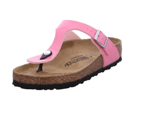 BIRKENSTOCK Gizeh Sandalen in Pink, Gr. 38 - Stylische Sandalen mit anatomisch geformtem Kork-Latex-Fußbett für optimalen Tragekomfort und ein flexibles, leichtes Design.
