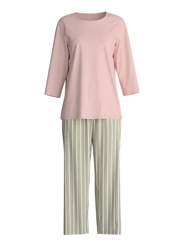 CALIDA Cotton Special 7/8-Pyjama Damen – 100% Baumwolle, atmungsaktiv und pflegeleicht - Weicher 7/8-Pyjama aus 100% Baumwolle für ein angenehmes Tragegefühl. Ideal für milde Nächte, bietet er eine moderne, feminine Silhouette und sorgt für ein ausgeglichenes Hautklima.