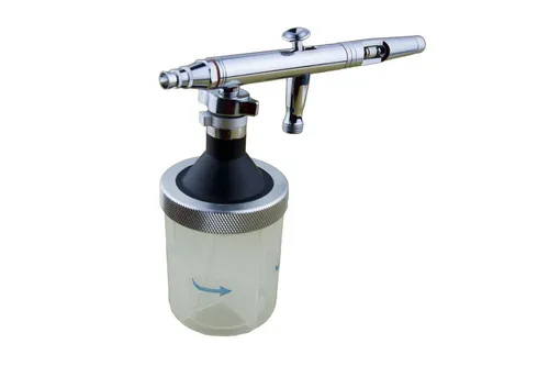 Airbrush-City BD-340 Elite Airbrushpistole für 4 Farben - Modellbauzubehör mit präziser Farbverteilung und feiner Sprühtechnik für detailreiche Modelle und kreative Projekte.