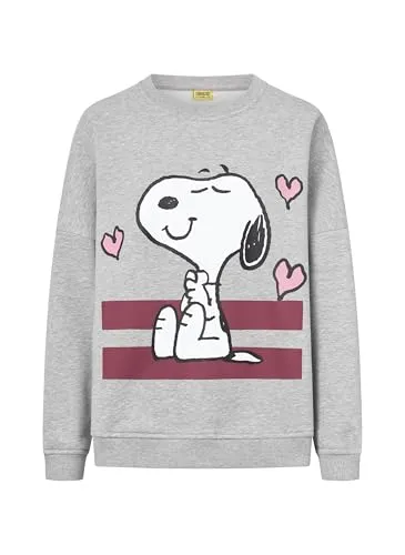 CODELLO Women Sweater Cotton Mix Snoopy grau-S - M