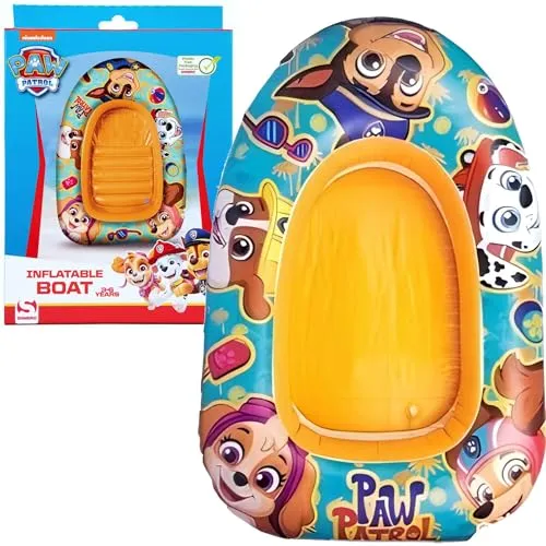 Paw Patrol Aufblasbares Ponton-Schwimmboot 100 x 60 cm von Sambro
