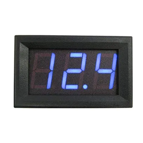 ARCELI 0,56 '' DC 0-30 V Digital Voltmeter Spannung Tester Gauge Helle Led-anzeige 3 Drähte Volt Meter für Motorrad Auto Motor Panel Mount-Blau