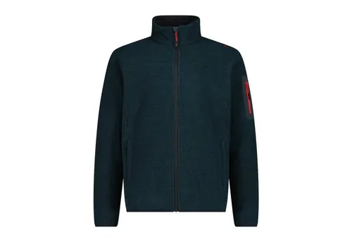 CMP MAN Jacket alpine (08EU) 58 - Fleecejacke für Männer, aus hochwertigem Knit-Tech-Fleece mit Jacquard-Rautenmuster, bietet optimalen Tragekomfort und Schutz vor Wind. Ideal für Outdoor-Aktivitäten und den Alltag.