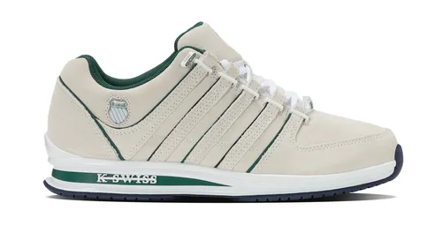 K-Swiss Herren Rinzler Sneaker - Stilvoller Komfort in Schwarz, Größe 45 EU - Herren-Sneaker mit hochwertigem Leder-Obermaterial und rutschfester Gummisohle für optimalen Halt und Tragekomfort.