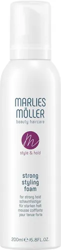 Marlies Möller Style & Hold Strong Styling Foam 200 ml – Volumenschaum für starken Halt - Der alkoholfreie Marlies Möller Styling Foam bietet starken Halt ohne Verkleben. Ideal für voluminöse Styles, rückstandslos auskämmbar und für den täglichen Einsatz geeignet.