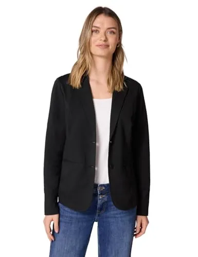 Sweatblazer STREET ONE für Damen, Gr. 40, schwarz in schwarz von Street One
