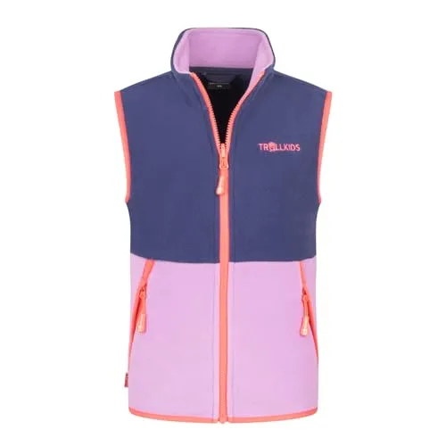 Trollkids Kids Kjerag Vest 98, deep violet von TROLLKIDS