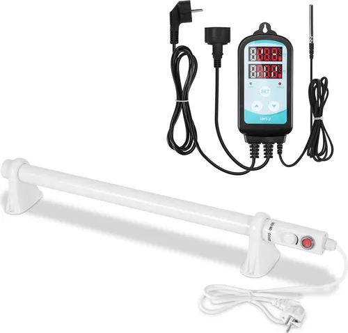 Gewächshausheizung 90W Elektrische Stabheizung für Gewächshäuser IP44 Stabheizung Weiß