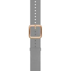 Withings Premium Armband für Scanwatch & HR Sport – Grau-Rosegold Schnalle