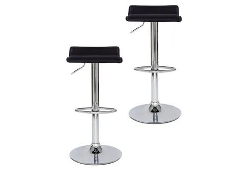 dibea 2er Set Barhocker – Drehbare Barstühle für Küche & Esszimmer - Hocker & Barhocker, modernes Design mit gepolstertem Sitz und Rückenlehne, ideal für gemütliche Abende, maximale Gewichtskapazität 130 kg.