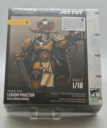Warhammer The Horus Heresy Actionfigur 1/18 Imperial Fists Legion Praetor mit Power Sword - Detailreiche 12 cm große Actionfigur für das Tabletop-Spiel 'Warhammer The Horus Heresy', inklusive Zubehör und beweglichen Teilen für lebendige Spielszenen.