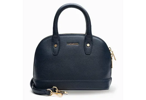 Lazarotti Henkeltasche Bologna Leather - Henkeltasche aus hochwertigem Leder mit Reißverschluss- und Steckfach für Übersichtlichkeit. Längenverstellbarer, abnehmbarer Schulterriemen für hohen Tragekomfort. Stylisch und kompakt, ein echter Hingucker!